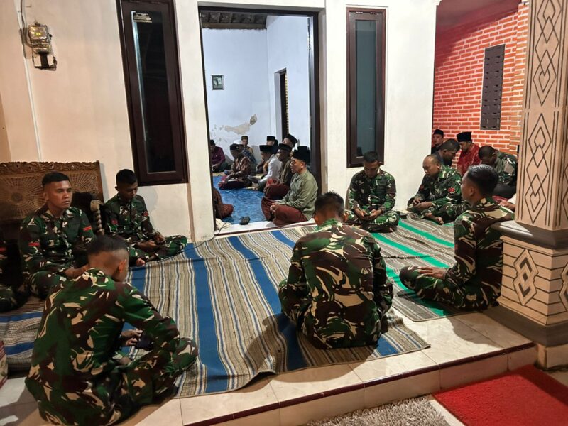 Yasinan, Wadah Meningkatkan Ukhuwah Islamiah antara TNI dan Warga