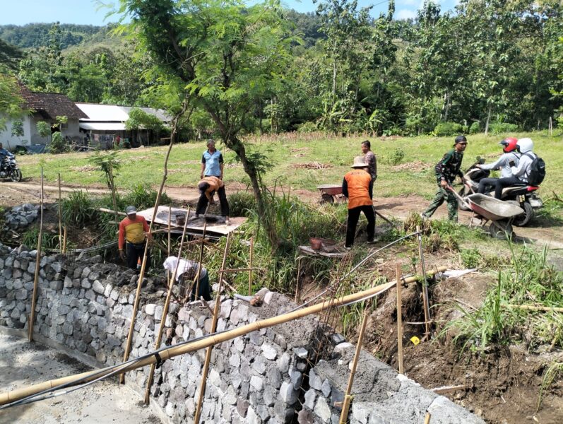 Gotong-Royong TNI–Warga, Progres Jembatan Garuda Klampok 02 Terus Dikebut
