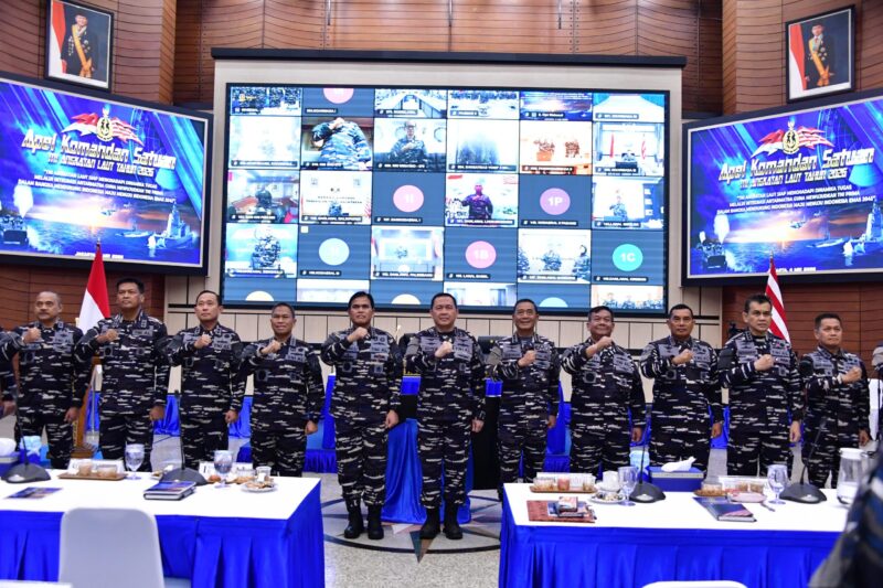 Pangkormar Hadiri Apel Komandan Satuan TNI AL TA.2026