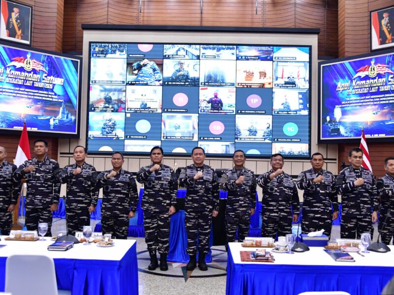 Pangkormar Hadiri Apel Komandan Satuan TNI AL TA.2026