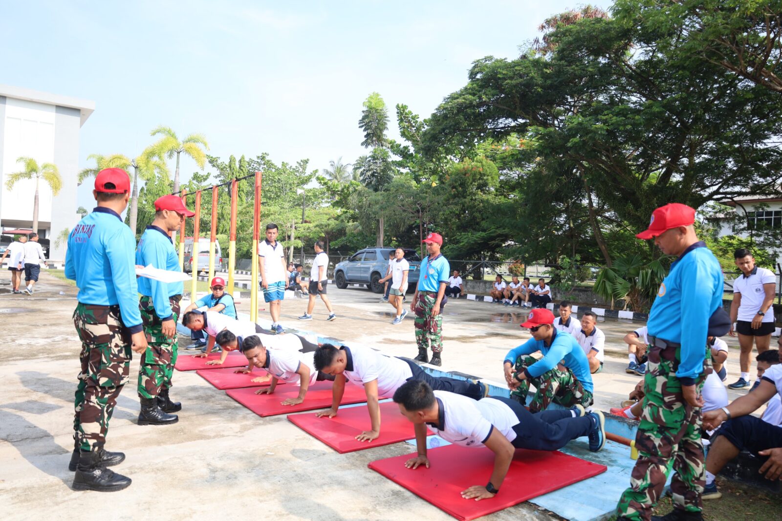 Tempa Fisik Prajurit, Lanal Dumai Gelar Samapta Periode I Tahun 2026