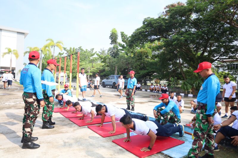Tempa Fisik Prajurit, Lanal Dumai Gelar Samapta Periode I Tahun 2026