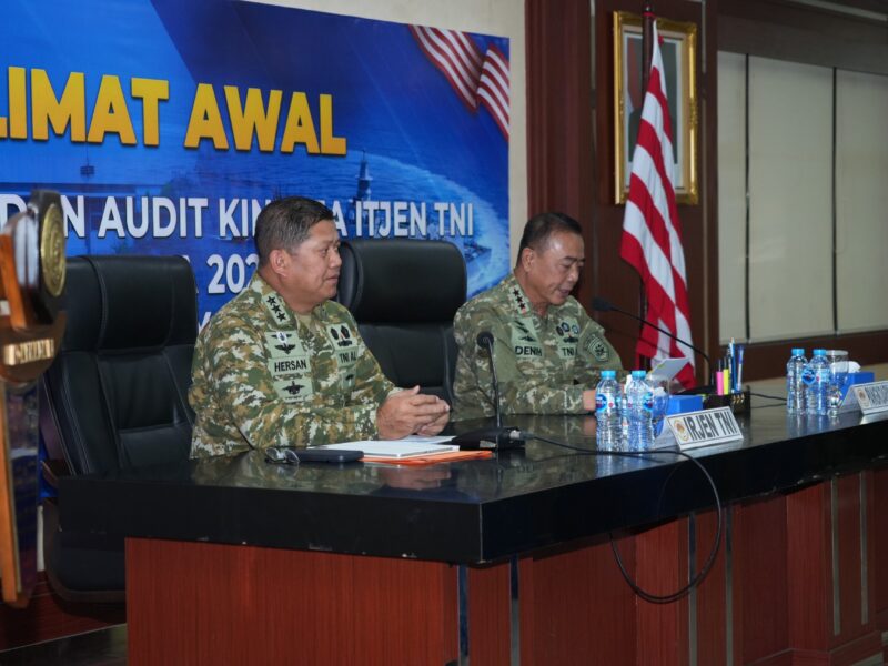 PANGKORMAR HADIRI TAKLIMAT AWAL AUDIT KETAATAN DAN KINERJA ITJEN TNI PERIODE II TA 2026