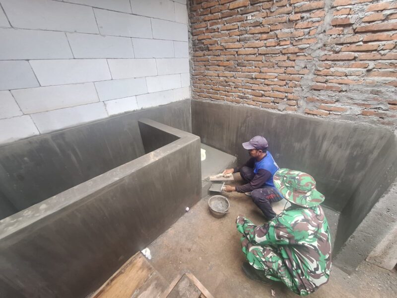 Berkat TMMD, Rumah Mbah Paini Kini Dilengkapi MCK