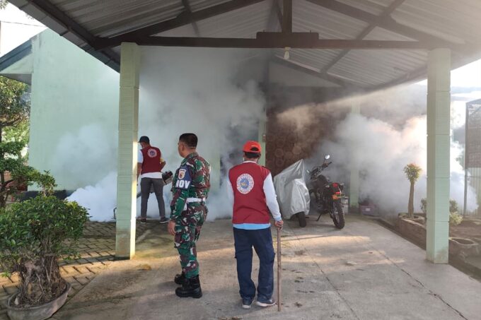 Fogging Massal di Makodim Trenggalek, Upaya Nyata Cegah Ancaman DBD