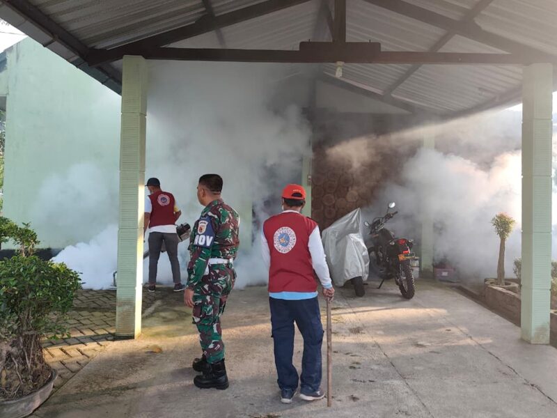 Fogging Massal di Makodim Trenggalek, Upaya Nyata Cegah Ancaman DBD