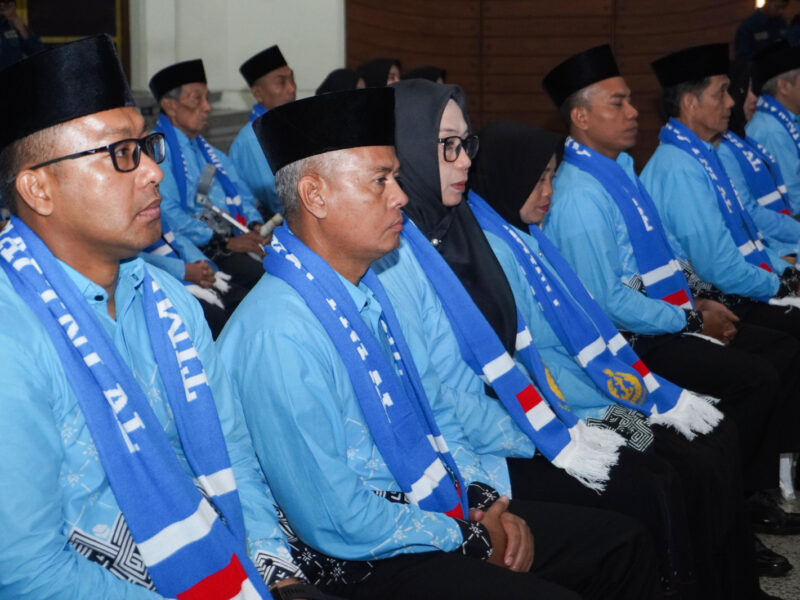 KASKORMAR HADIRI PELEPASAN JAMAAH HAJI TNI AL TAHUN 1447 H / 2026