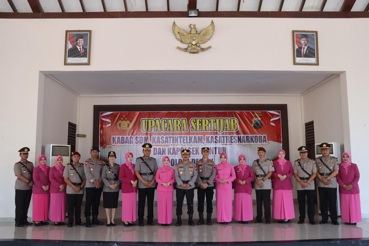 Kapolres: Rotasi Jabatan di Polres Demak, Bhayangkari Sumber Kekuatan Bhayangkara