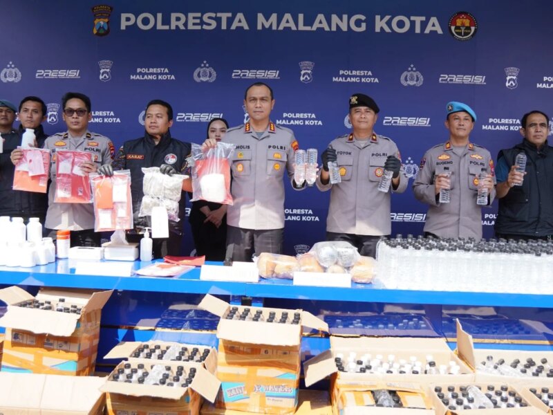 Berantas Peredaran Narkoba, Polresta Malang Kota Gagalkan 8,9 Kg Ganja dan 1,6 Kg Sabu – Detiktoday.com