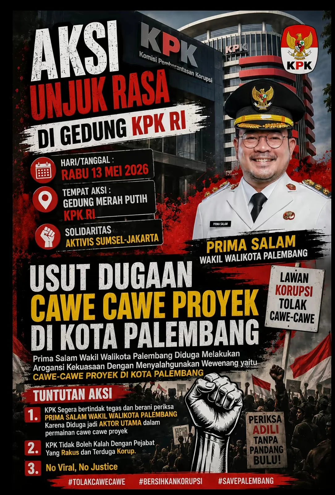 Nama Prima Salam Disorot, Aktivis Akan Gelar Aksi Besar di Gedung KPK – Detiktoday.com