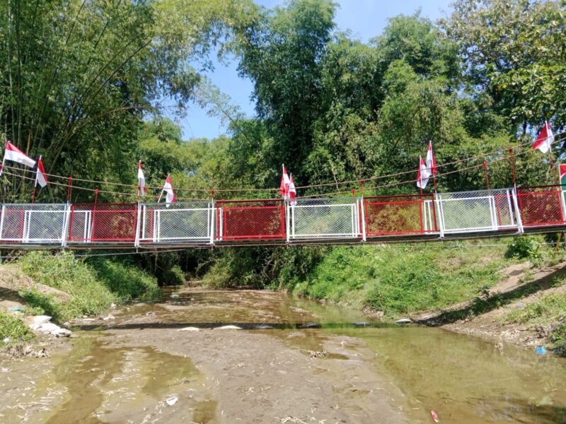 Jembatan Perintis Garuda Selesai Dibangun, Warga: Terimakasih Pak Prabowo Subianto 