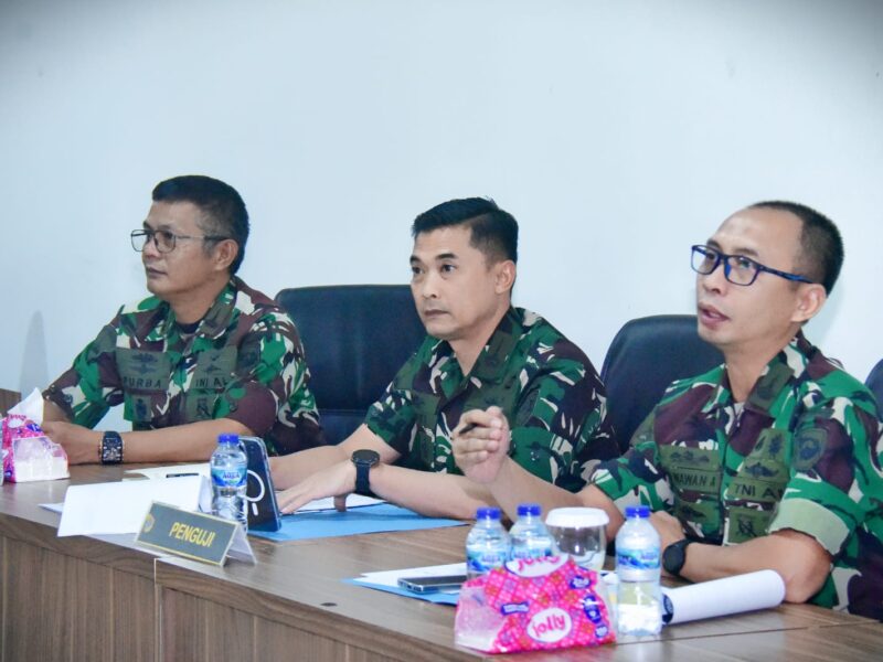 DITEMPA UNTUK MENJADI PILAR KEKUATAN TNI AL MASA DEPAN, 20 PERWIRA MARINIR IKUTI UJI KOMPETENSI