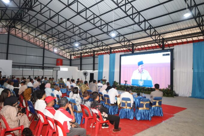 Dukung Penguatan Ekonomi Kerakyatan, Kodaeral IV Hadiri Peresmian Operasional 1.061 Koperasi Merah Putih
