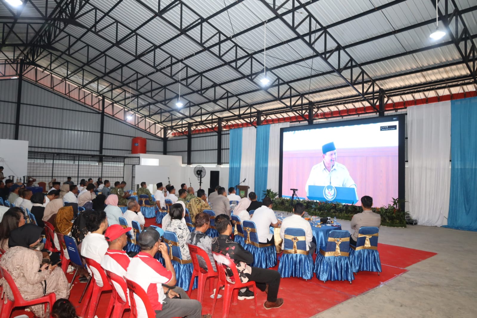 Dukung Penguatan Ekonomi Kerakyatan, Kodaeral IV Hadiri Peresmian Operasional 1.061 Koperasi Merah Putih