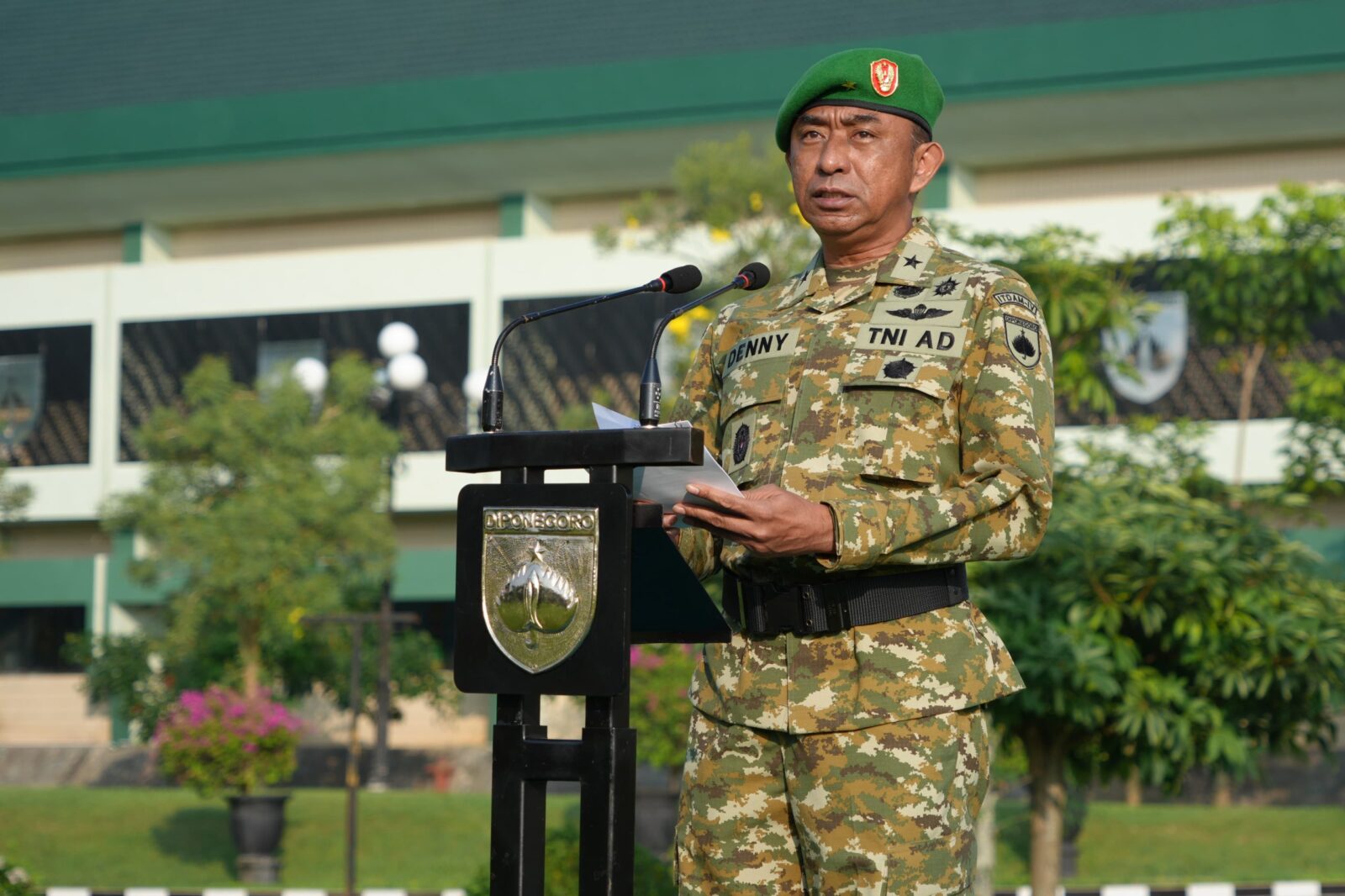 Irdam IV/Diponegoro Pimpin Upacara Peringatan Hari Kebangkitan Nasional Ke-118 di Makodam