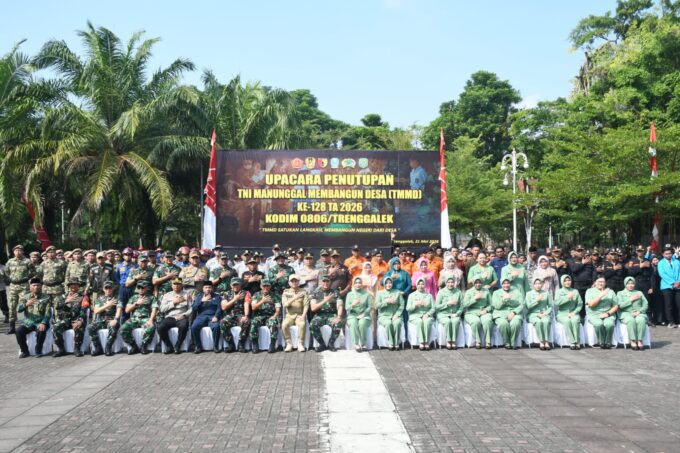 TMMD Ke-128 Trenggalek Sukses, Antusiasme dan Pengorbanan Warga Tuai Pujian
