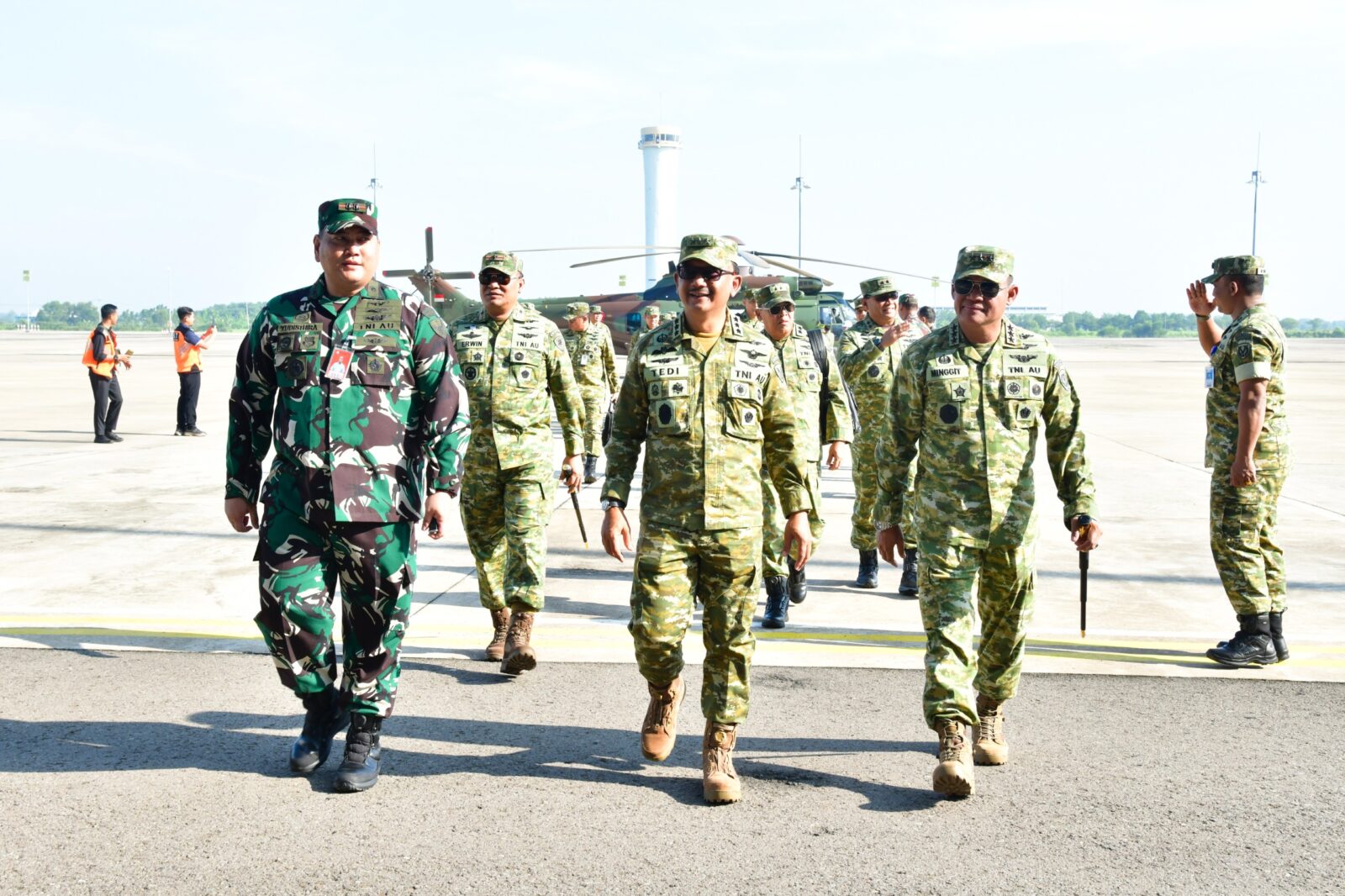 Wakasau Tinjau Kesiapan Fasilitas Latihan Matra Udara TNI AU di Wilayah Kerja Lanud Sugiri Sukani
