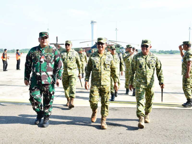Wakasau Tinjau Kesiapan Fasilitas Latihan Matra Udara TNI AU di Wilayah Kerja Lanud Sugiri Sukani