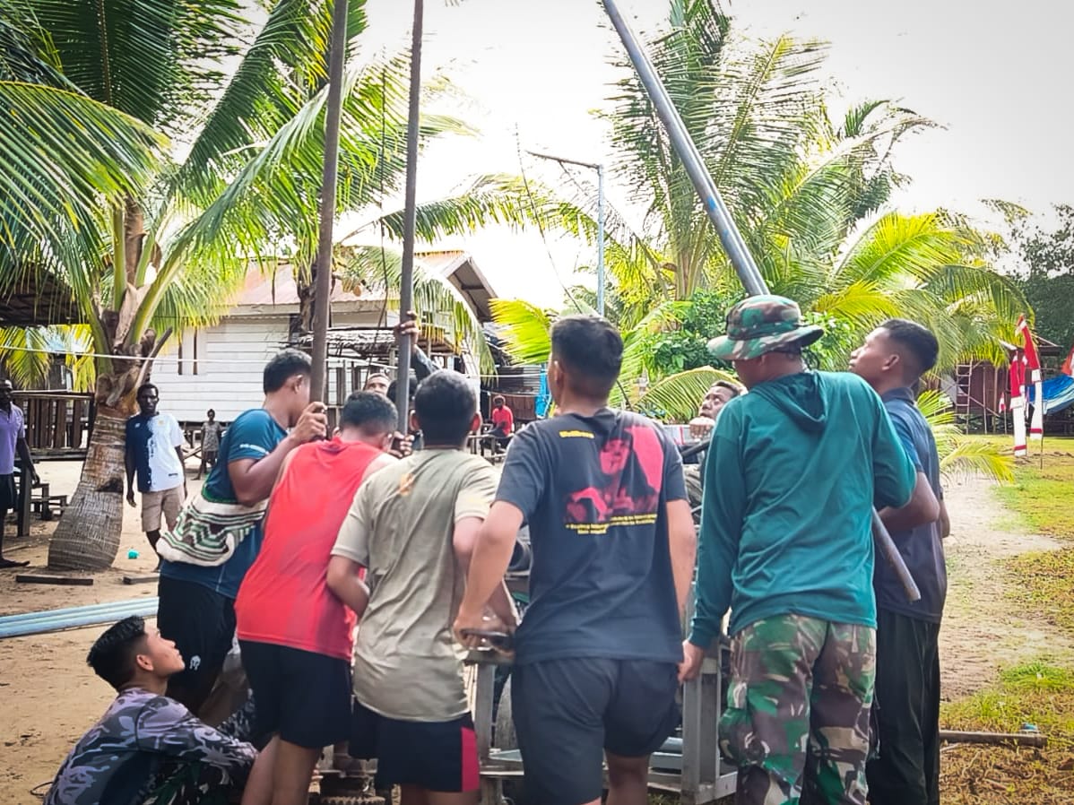 Sumur Bor Pertama Hadir di Kampung Keakwa, Warga Tak Lagi Bergantung pada Air Hujan