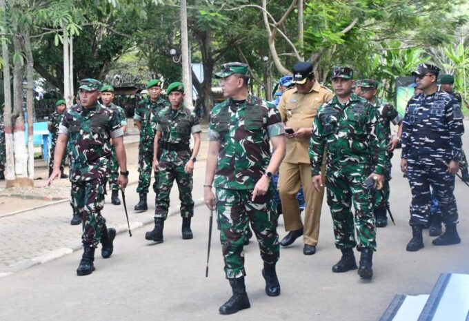 Pangdam Rudy Tinjau Sejumlah Lokasi Satuan Teritorial Pembangunan di Madiun Raya