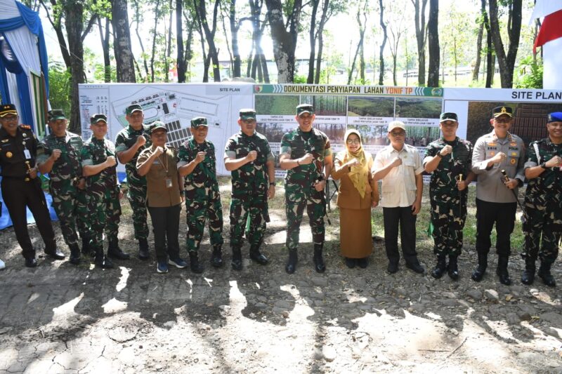Sebut Paling Premium, Pangdam Rudy Puji Lokasi Pembangunan Yonif TP di Ngawi