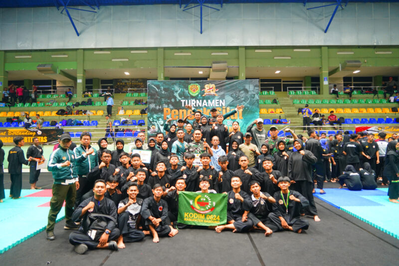 Tim Pencak Silat Kodim 0624/Kab. Bandung, Raih Juara Umum II di Piala Pangdam III/Siliwangi