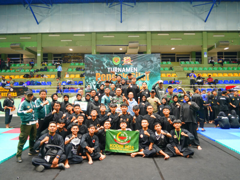 Tim Pencak Silat Kodim 0624/Kab. Bandung, Raih Juara Umum II di Piala Pangdam III/Siliwangi