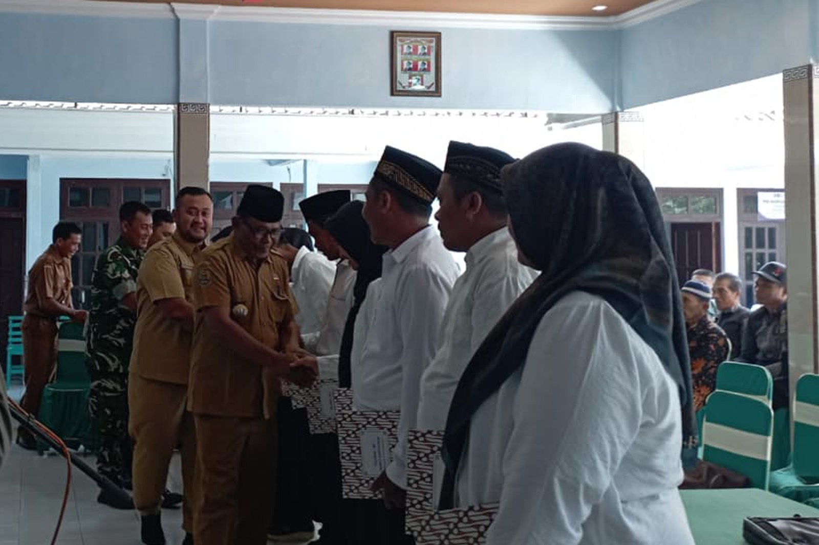 TNI-Polri dan Pemkab Trenggalek, Kawal Pelantikan Panitia Pengangkatan Perangkat Desa Craken