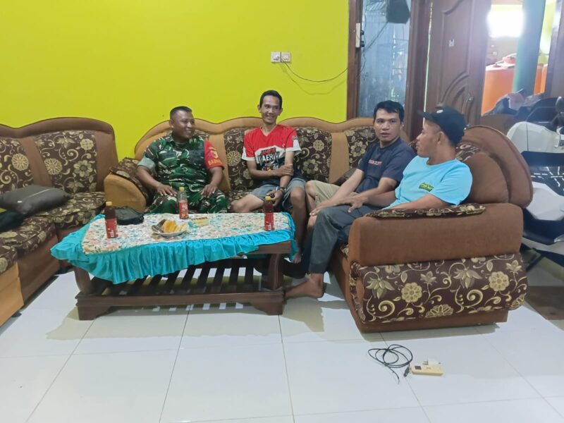 Anjangsana, Sarana Efektif Babinsa Kodim Ponorogo Jalin Kedekatan Dengan Warga