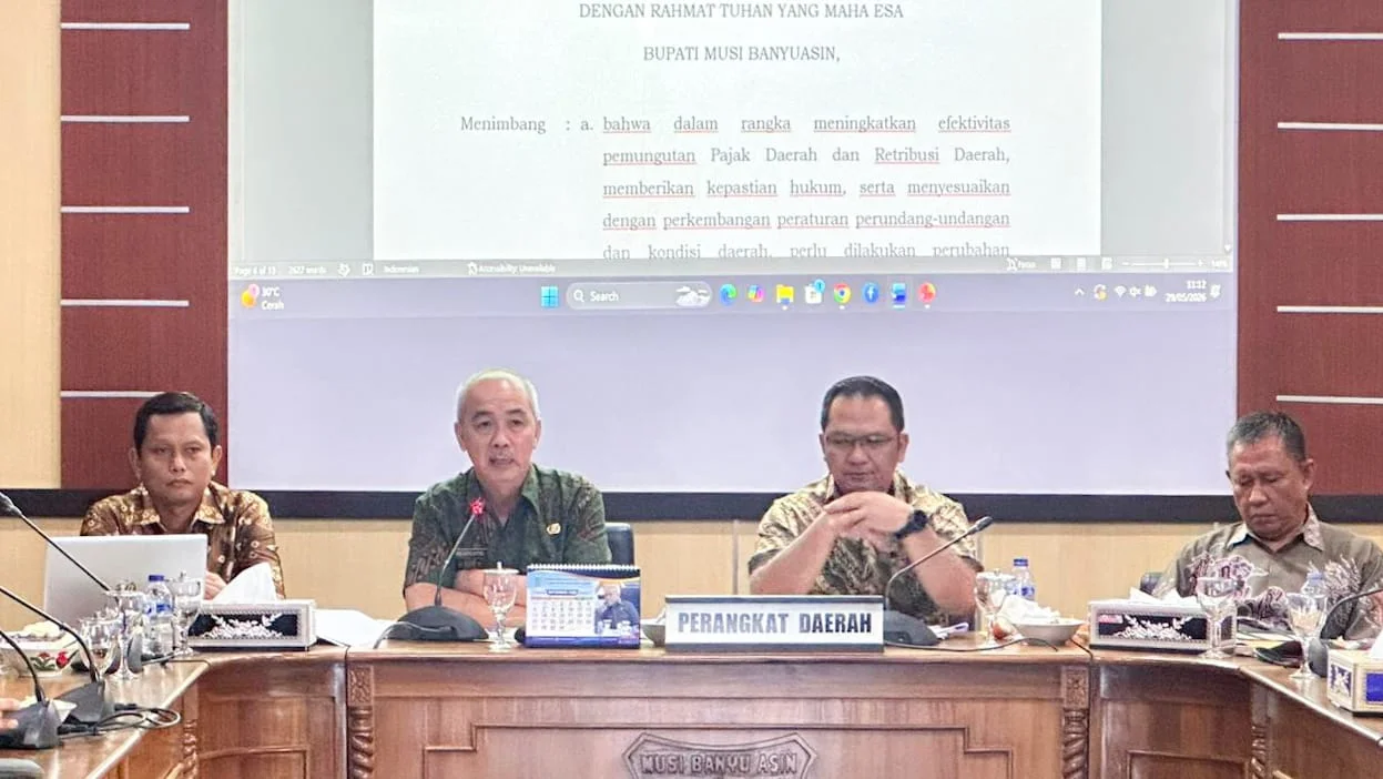 Pemkab dan DPRD Muba Bahas Revisi Perda Pajak dan Retribusi Daerah, Momentum Tingkatkan PAD  – Detiktoday.com