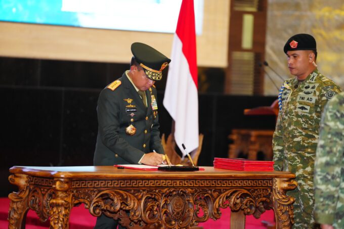 Panglima TNI Pimpin Serah Terima Jabatan Strategis TNI