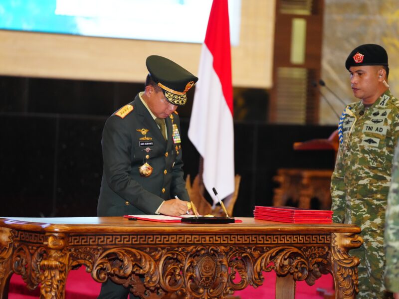 Panglima TNI Pimpin Serah Terima Jabatan Strategis TNI