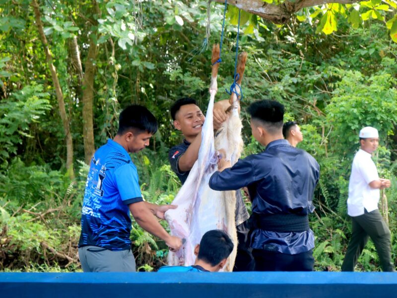 Tak Sekedar Kurban, Lanud Sjamsudin Noor Rajut Kebersamaan dan Kepedulian Semangat Berbagi Kepada Sesama di Hari Raya Idul Adha 1447 H/2026 M