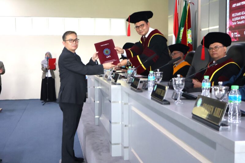Capai IPK Cumlaude, Kombes Pol.Asep Amar Permana,S.I.K.,M.M.,M.Ag Raih Doktor di UIN SGD Bandung