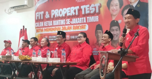 DPC PDI Perjuangan Jakarta Timur Gelar Fit and Proper Test Ketua Ranting, Tekankan Militansi Kader
