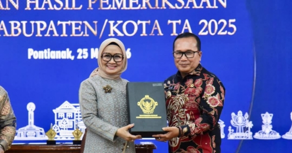 Kubu Raya Cetak Rekor 12 Kali Beruntun Raih Opini WTP dari BPK