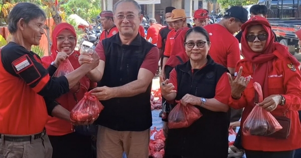Momentum Idul Adha, Ketua DPC PDI Perjuangan Metro Ajak Kader Rawat Kebersamaan