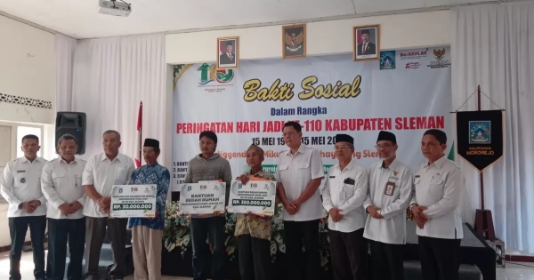 Peringati Hari Jadi ke-110, Wabup Sleman Targetkan Perbaikan 1.000 RTLH per Tahun