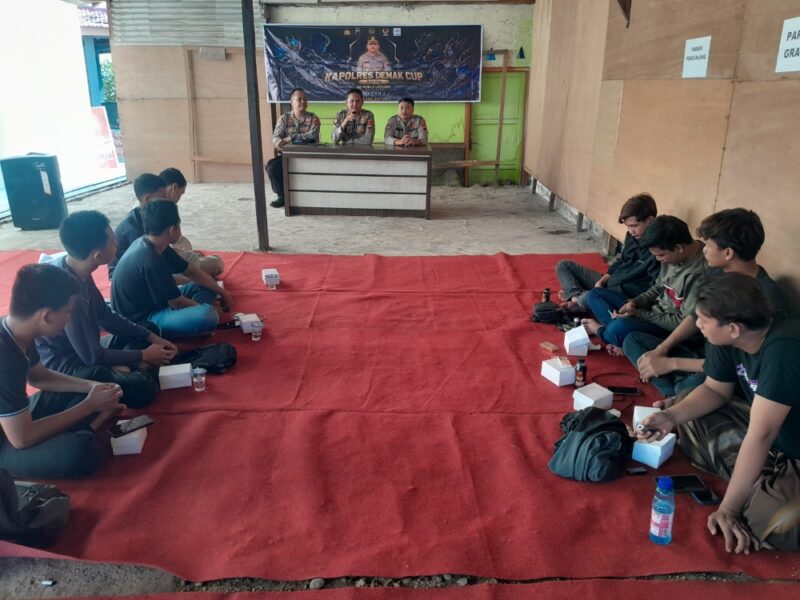 Antisipasi Tawuran, Polsek Sayung Gelar Mabar