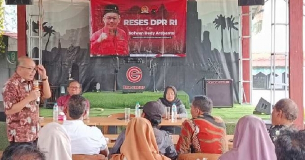 Reses di Wonosobo, Sofwan Dedy Ardyanto Laporkan Program dan Serap Aspirasi Desa