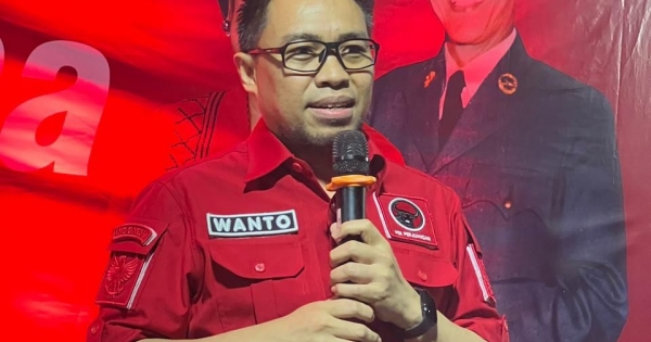 Wanto Sugito Tegaskan Pengabdian Total Adalah Nyawa Pengurus PDI Perjuangan