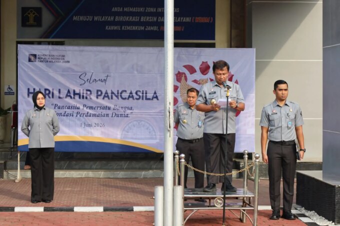 Hari Lahir Pancasila 2026, Kemenkum dan KemenHAM Jambi Teguhkan Komitmen Perkuat Persatuan Bangsa – Detiktoday.com