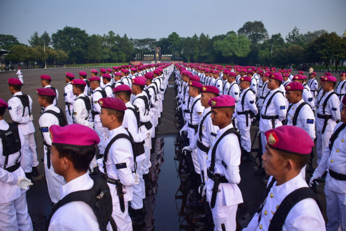 PANGKORMAR PIMPIN PERINGATAN HARI LAHIR PANCASILA, TEGUHKAN JIWA PATRIOTIS PRAJURIT MARINIR PENJAGA NKRI