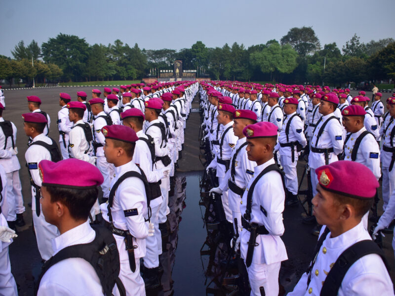 PANGKORMAR PIMPIN PERINGATAN HARI LAHIR PANCASILA, TEGUHKAN JIWA PATRIOTIS PRAJURIT MARINIR PENJAGA NKRI