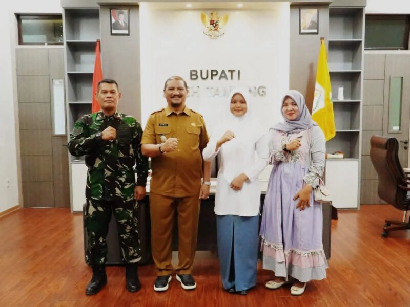 Bupati Aceh Tamiang Apresiasi Zilqueensa, Calon Paskibraka Nasional 2026 Asal Aceh Tamiang – Detiktoday.com