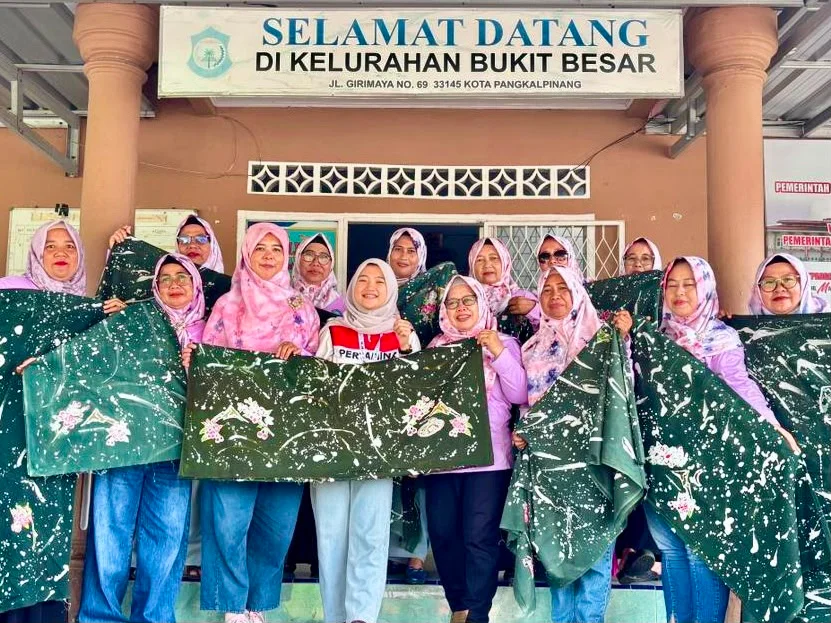 Angkat Kembali Kerduduk Lewat Batik Ciprat, Pertamina Patra Niaga Regional Sumbagsel Dukung Kreativitas Warga – Detiktoday.com