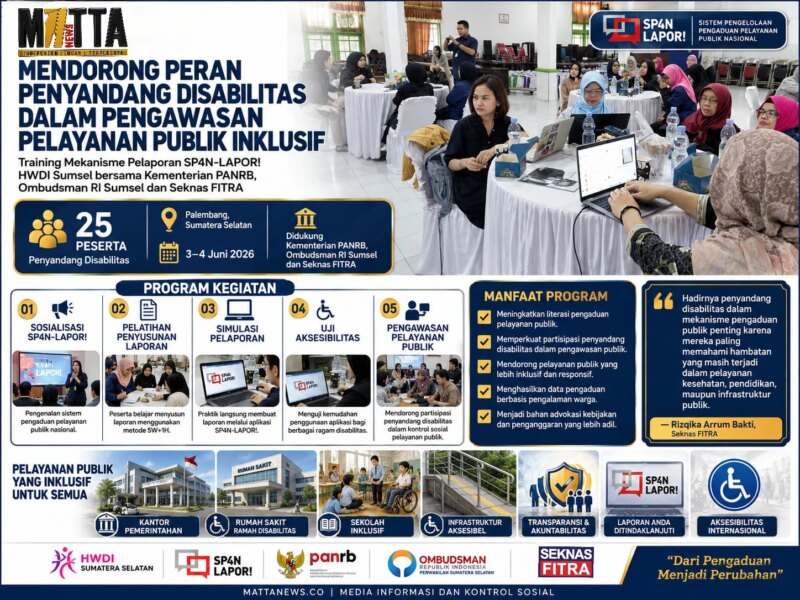 Mendorong Peran Penyandang Disabilitas Dalam Pengawas Pelayanan Publik Inklusi – Detiktoday.com