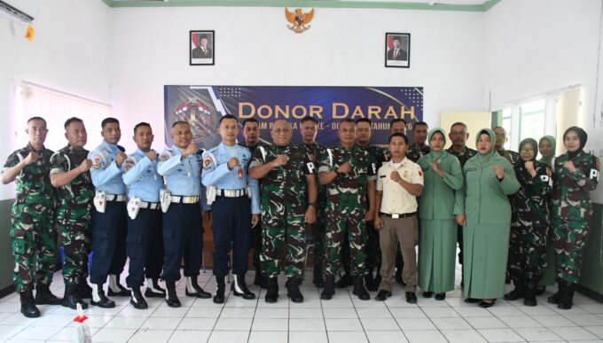 Donor Darah HUT Ke-80 Pomad di Madiun