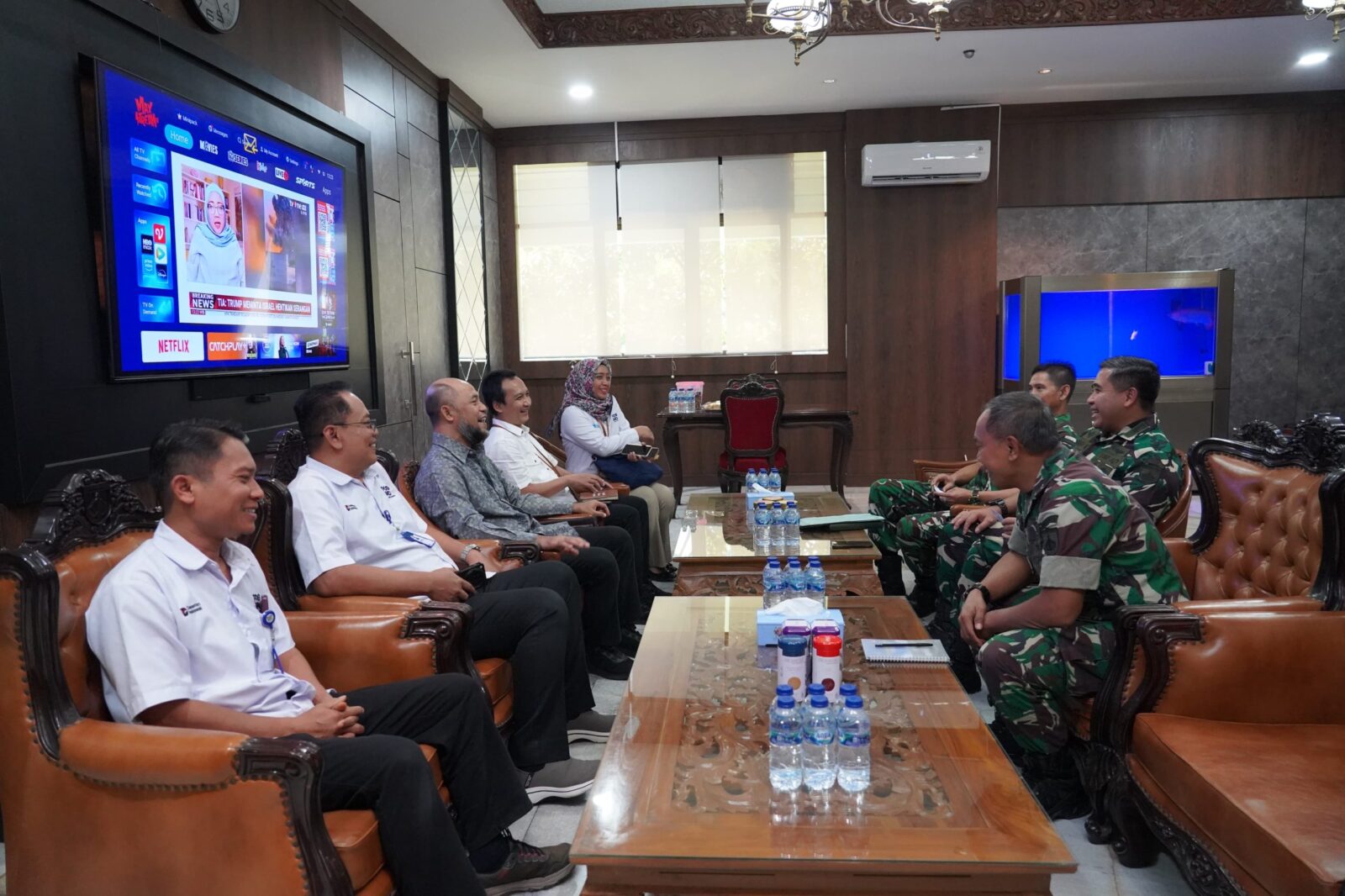 Perkuat Sinergisitas, Kasdam IV/Diponegoro Terima Audiensi PT. Pos Indonesia Regional IV