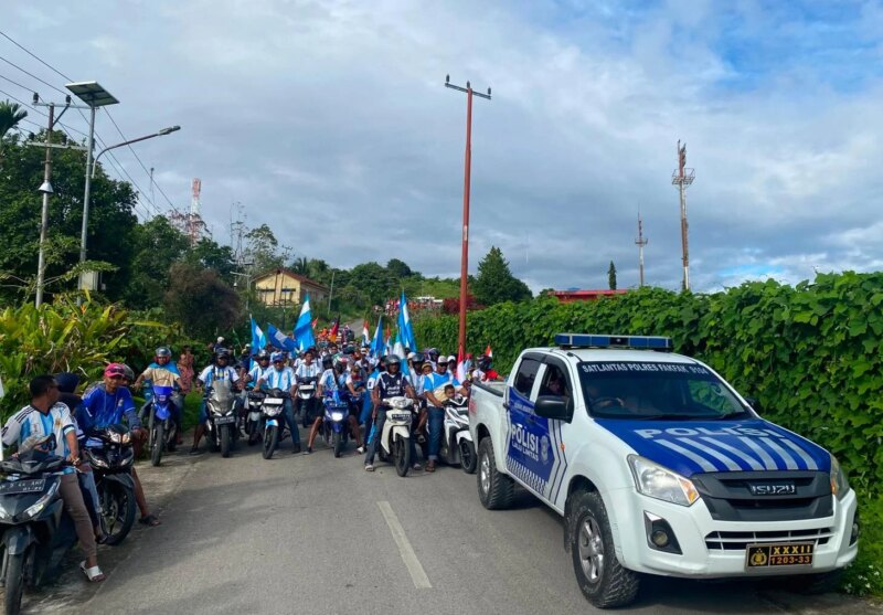 Kapolres Fakfak Perintahkan Puluhan Personil Amankan Pawai Akbar Fifa World Cup 2026  – Detiktoday.com